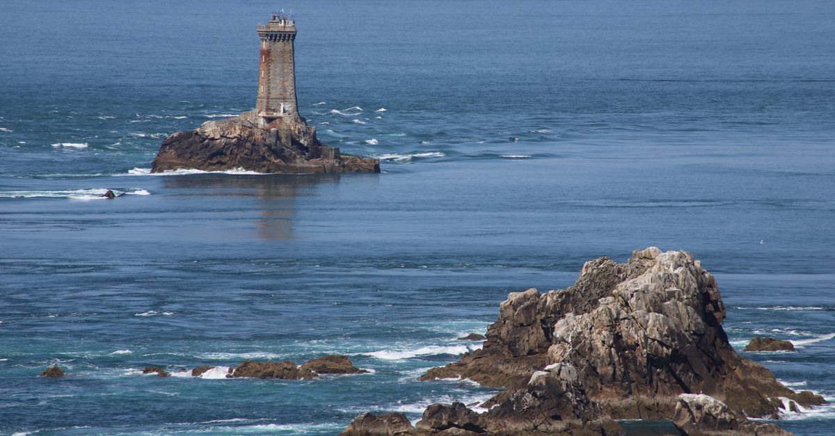 Explore the rugged beauty of Brittany, France with this stunning lighthouse seascape.